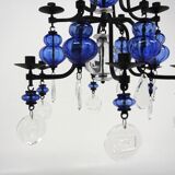 Lustre en verre, Erik Höglund, Boda Glasbruk & Smide, Suède, 1970