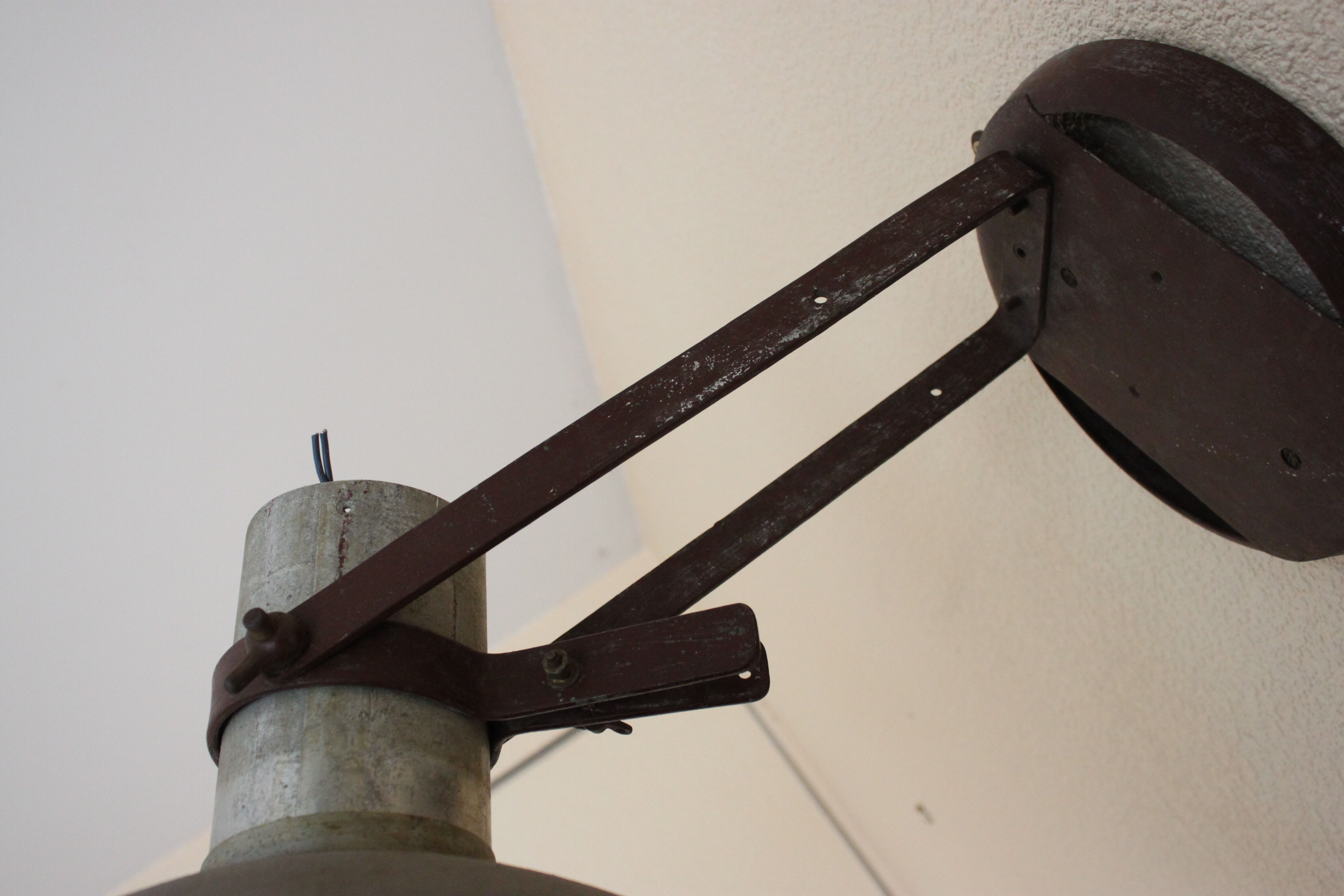 Very large lamp, bowl, industrial 1930 60cm!