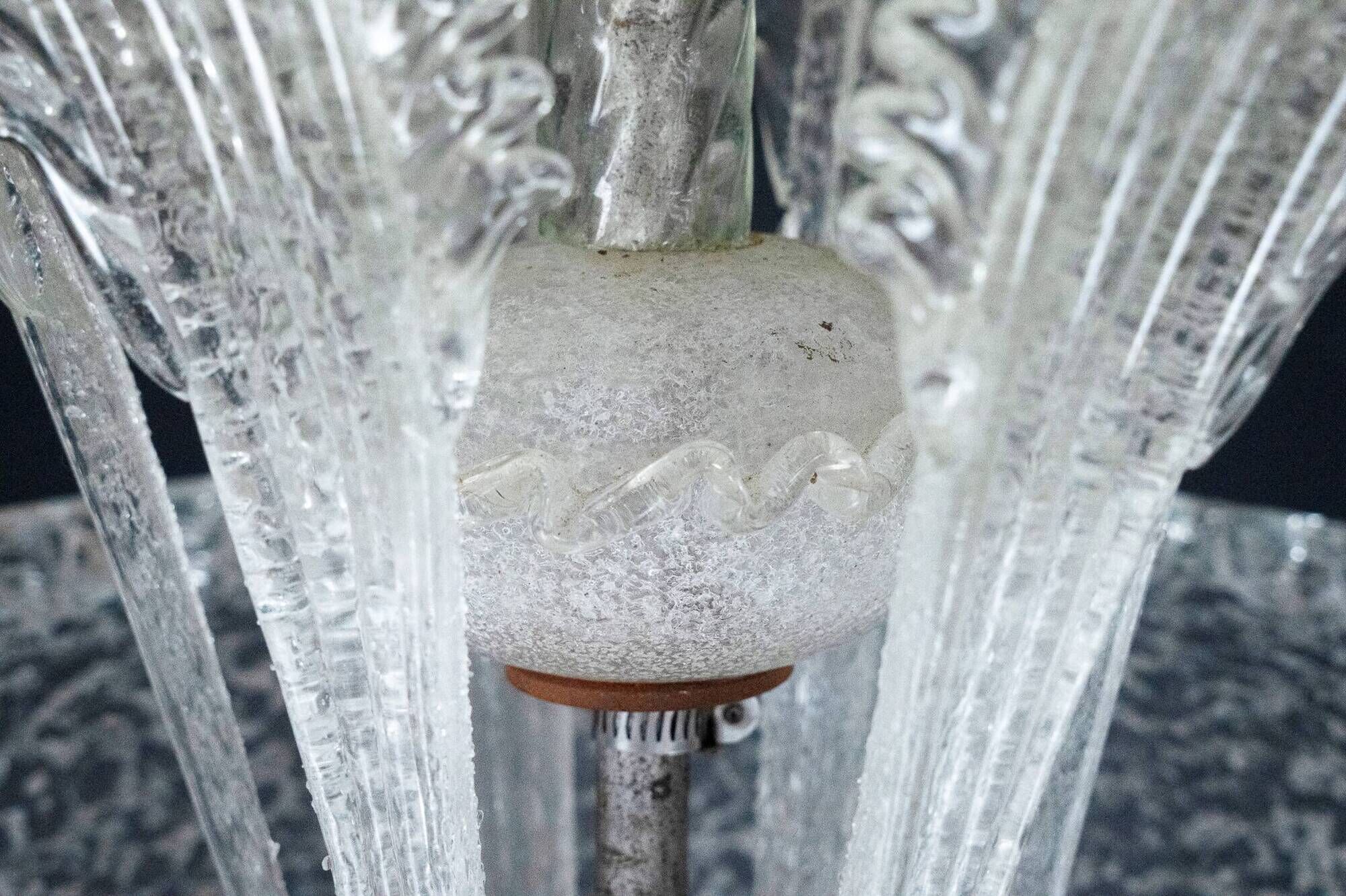 Vintage Italian Murano Glass Chandelier from the 1930s