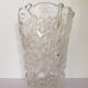 Molded glass vase