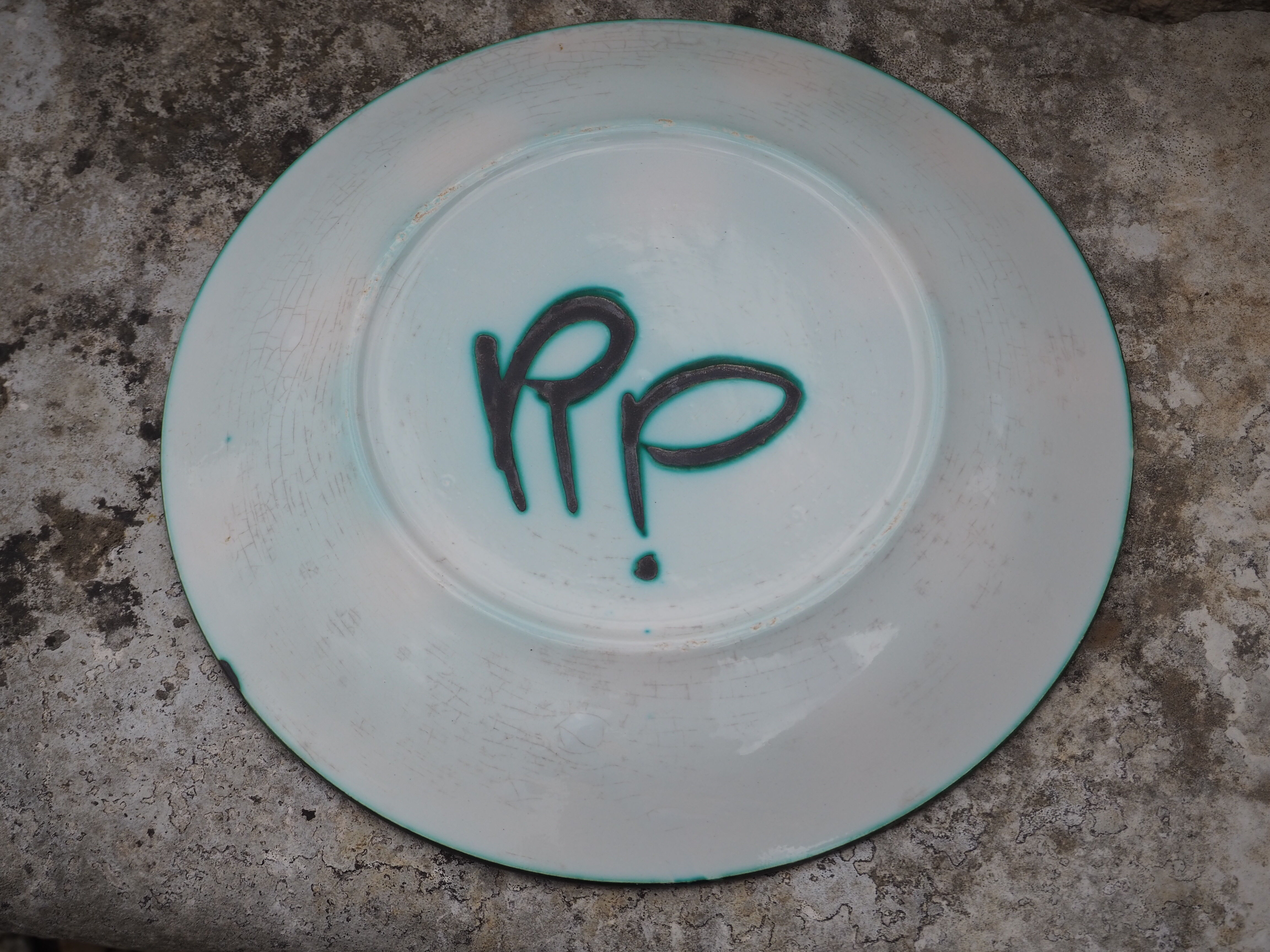 Robert Picaud's fish decoration plate - Vallauris