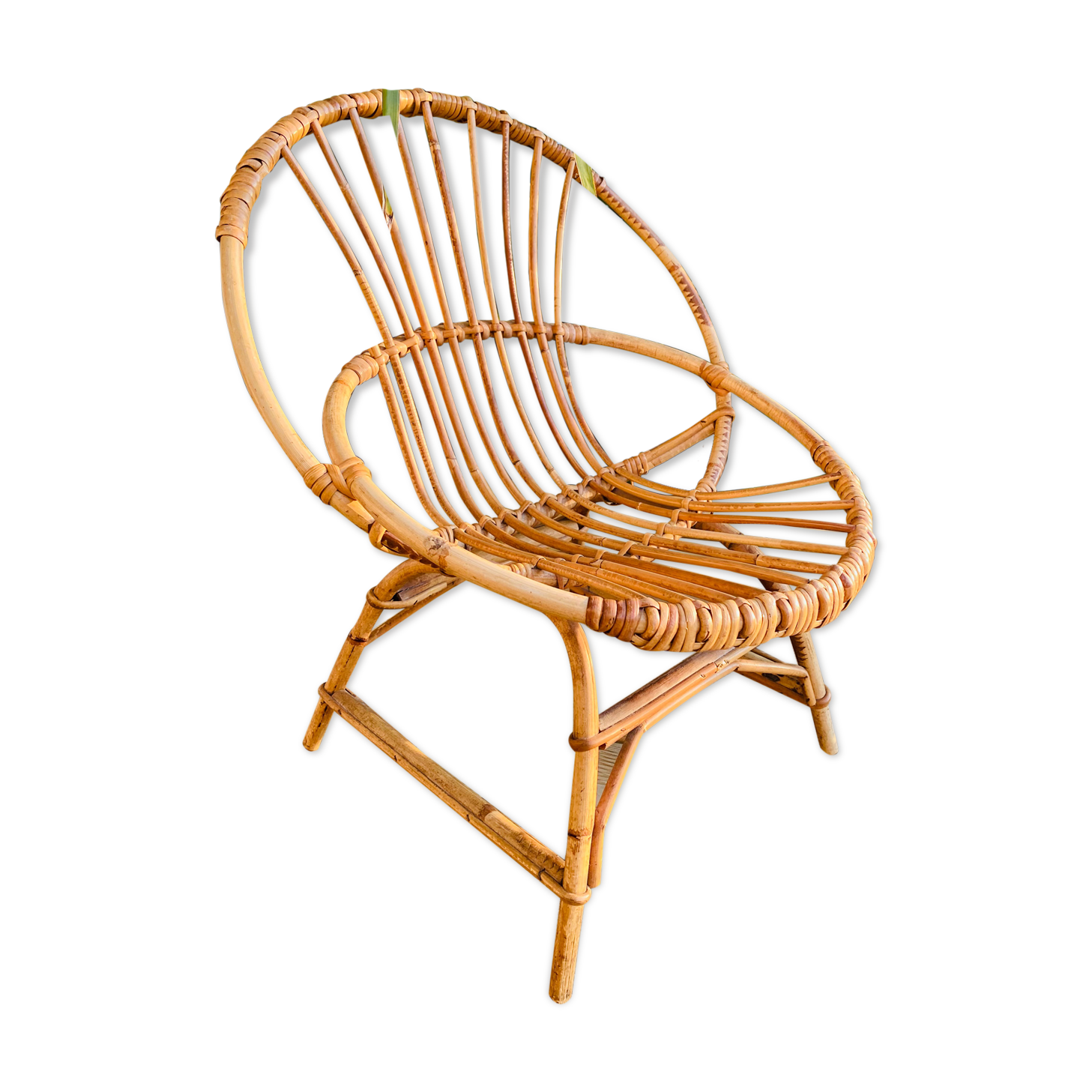 Fauteuil en rotin enfant