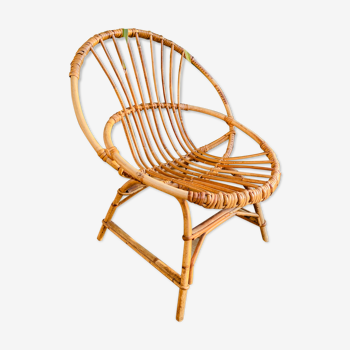 Children's rattan armchair