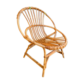 Children's rattan armchair