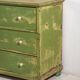 Antique green chest of drawers (c.1920)