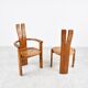 Set of 5 Brutalist dining chairs by Vamdrup Stolefabrik, 1960s