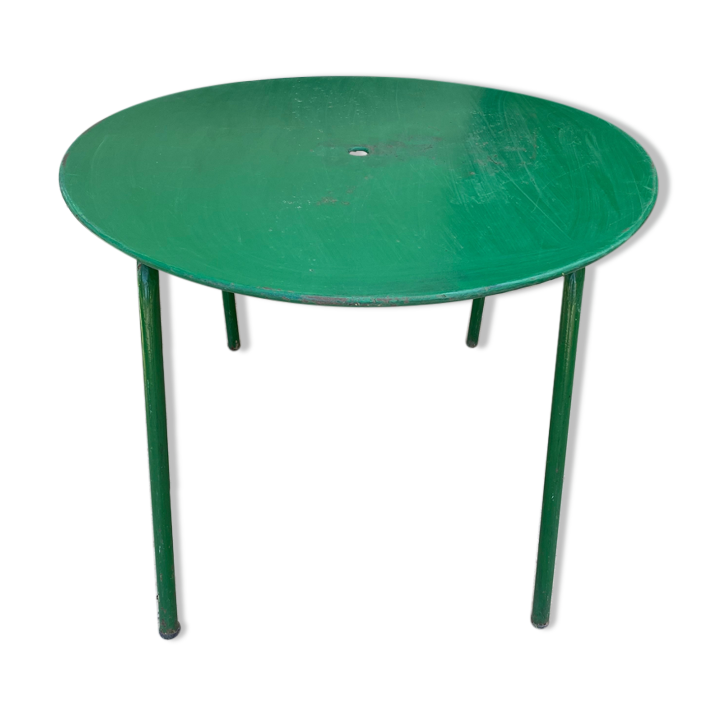Garden metal round table 1960