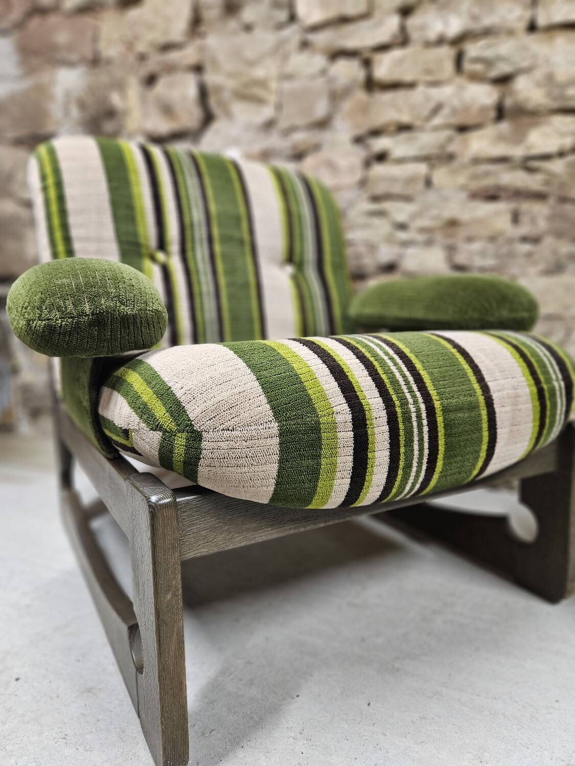 Set of 4 armchairs 1960/1970
