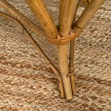 Rattan living room, set of 2 armchairs and a coffee table