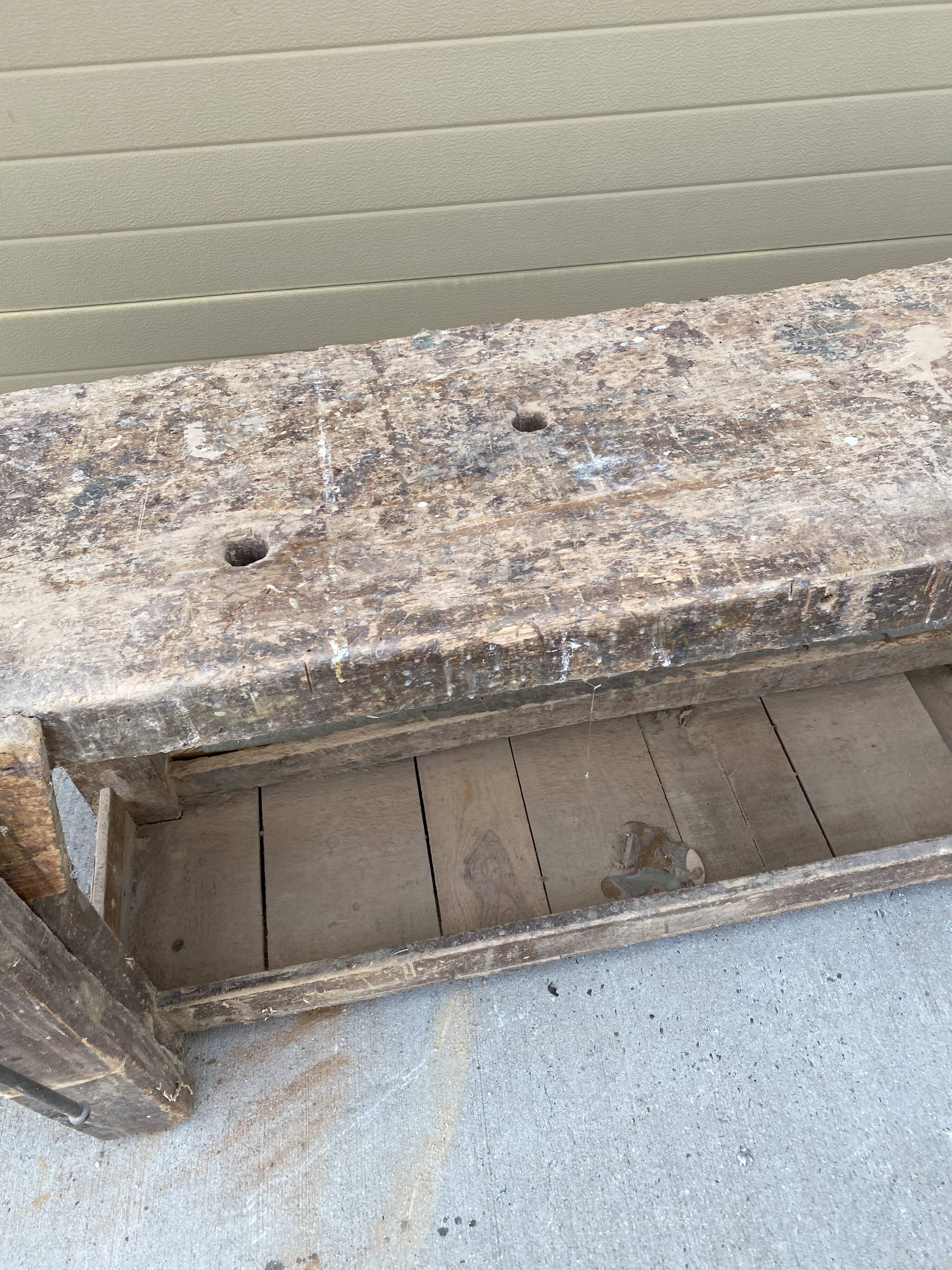 Traditional press joiner's workbench