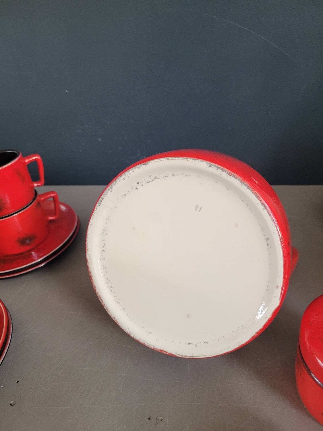 Complete vintage coffee set for 6 people