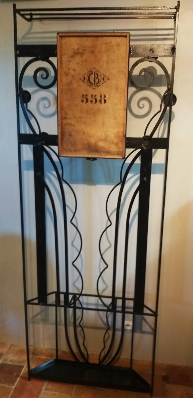 Art Deco coat rack
