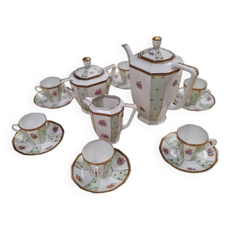 Limoges porcelain coffee service