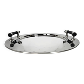 Alessi - design Michael Graves - tray - stainless steel - Memphis Milano