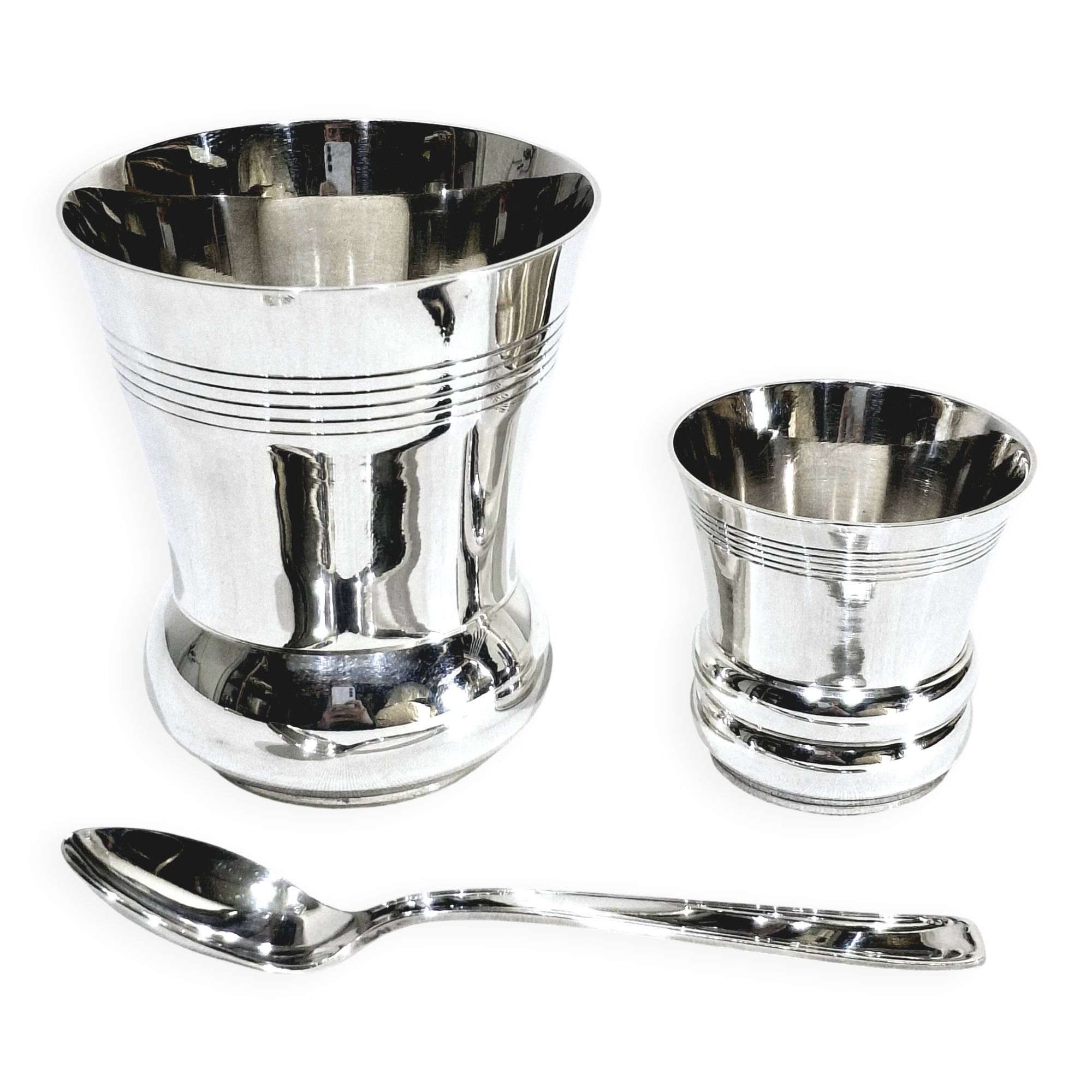 Silver-plated birth box