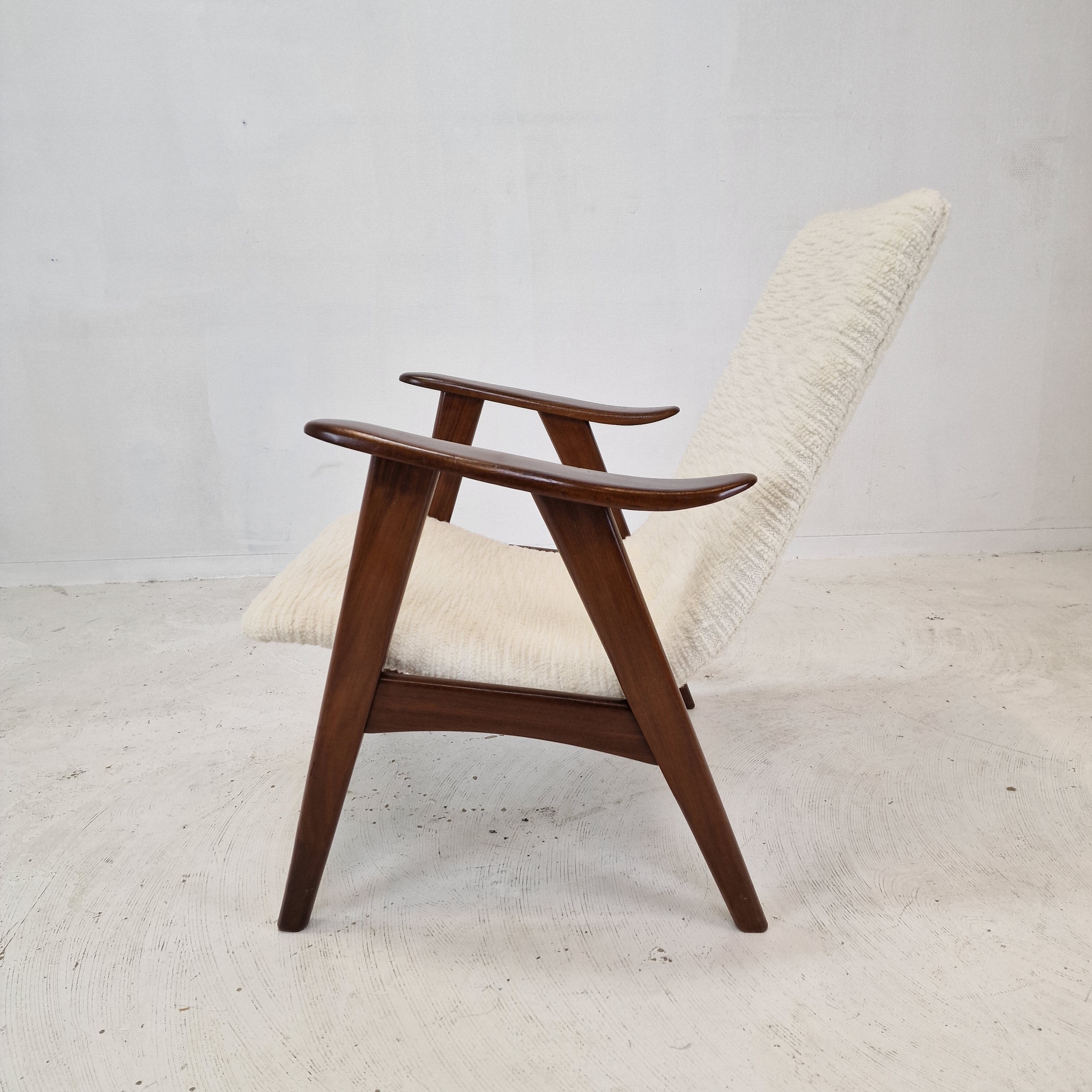 Teak Wébé Armchair by Louis Van Teeffelen, 1960s