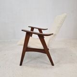 Teak Wébé Armchair by Louis Van Teeffelen, 1960s