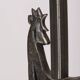 Floor lamp Rooster in beaten iron, 1950s, France
