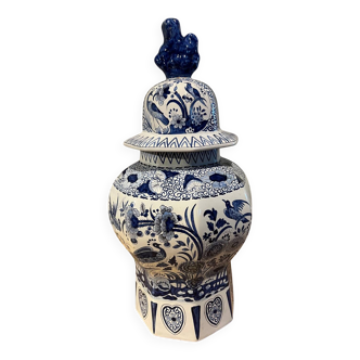 Delft earthenware vase