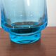 Smoky blue glass liqueur set from the 70s.