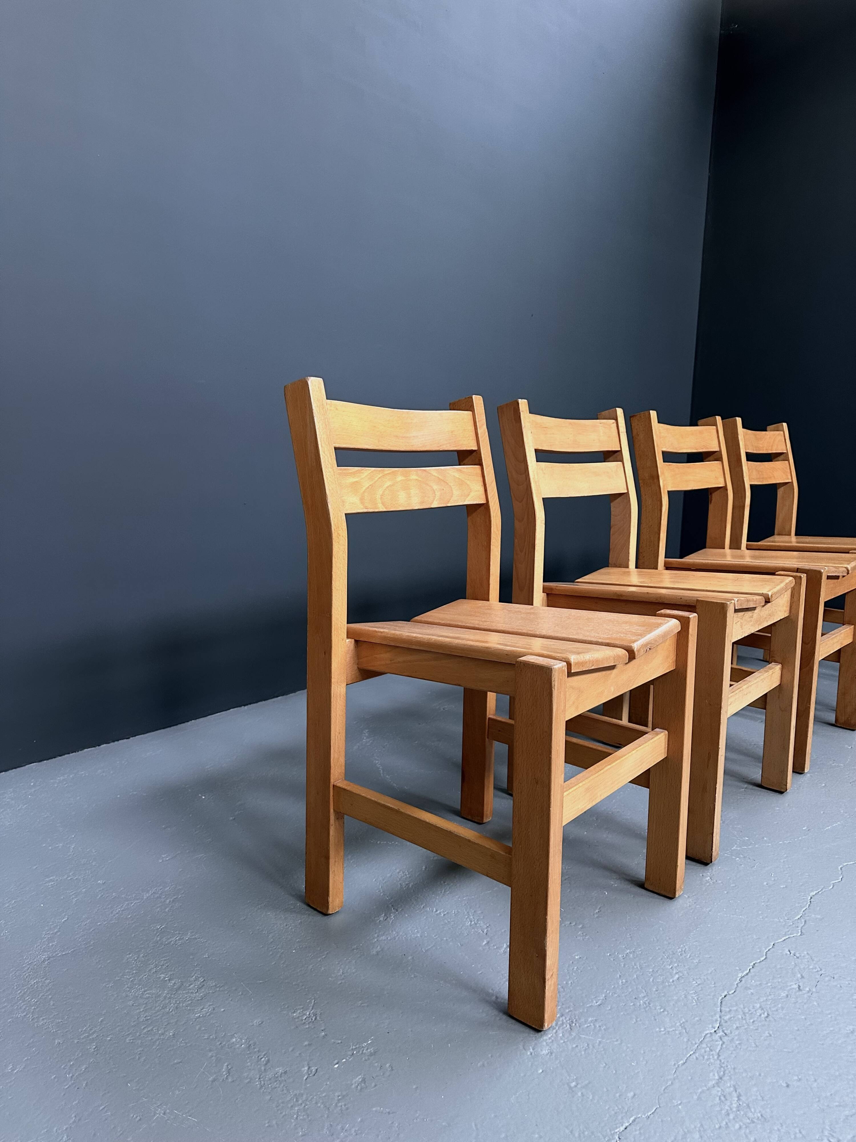 Chairs in style of maison regain for les arces