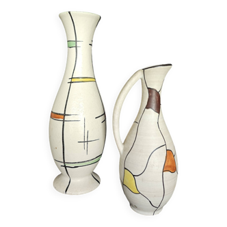 Set of two vintage ceramics