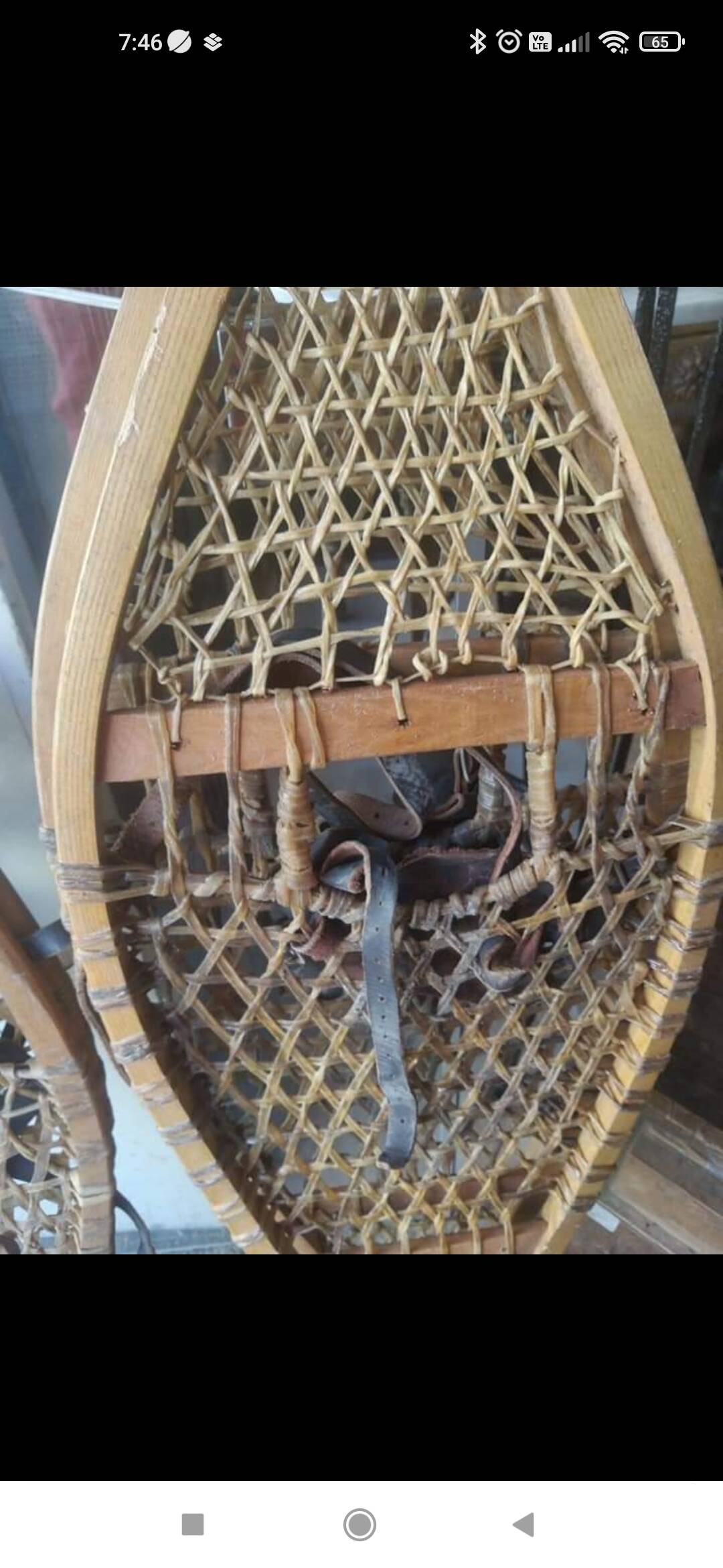 2 pairs of snowshoes from the far north, circa 1900