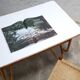 Bureau vintage en rotin
