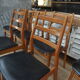 Lot de 6 ancienne chaises vintage 1960