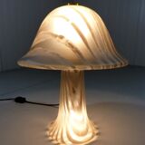 Peill & Putzler glass mushroom table lamp, Germany