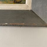 Old seaside painting