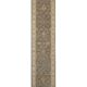 Handmade Beige & Grey Wool Runner Rug, Oriental Hallway Carpet 70x292 cm