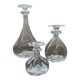Trio of Art Deco soliflores in blown glass