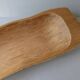 Large solid wood bowl, hand carved