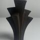 Pair of Dutch brutalist cast stone concrete abstract sculptures, ca 1960s