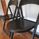 Lot of 3 folding chairs tunaet b751
