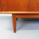 Vintage Scandinavian teak sideboard from the 60s by designer Edvard Valentinsen for Samcom