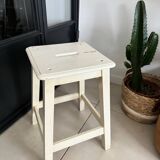 Old wooden painter's stool