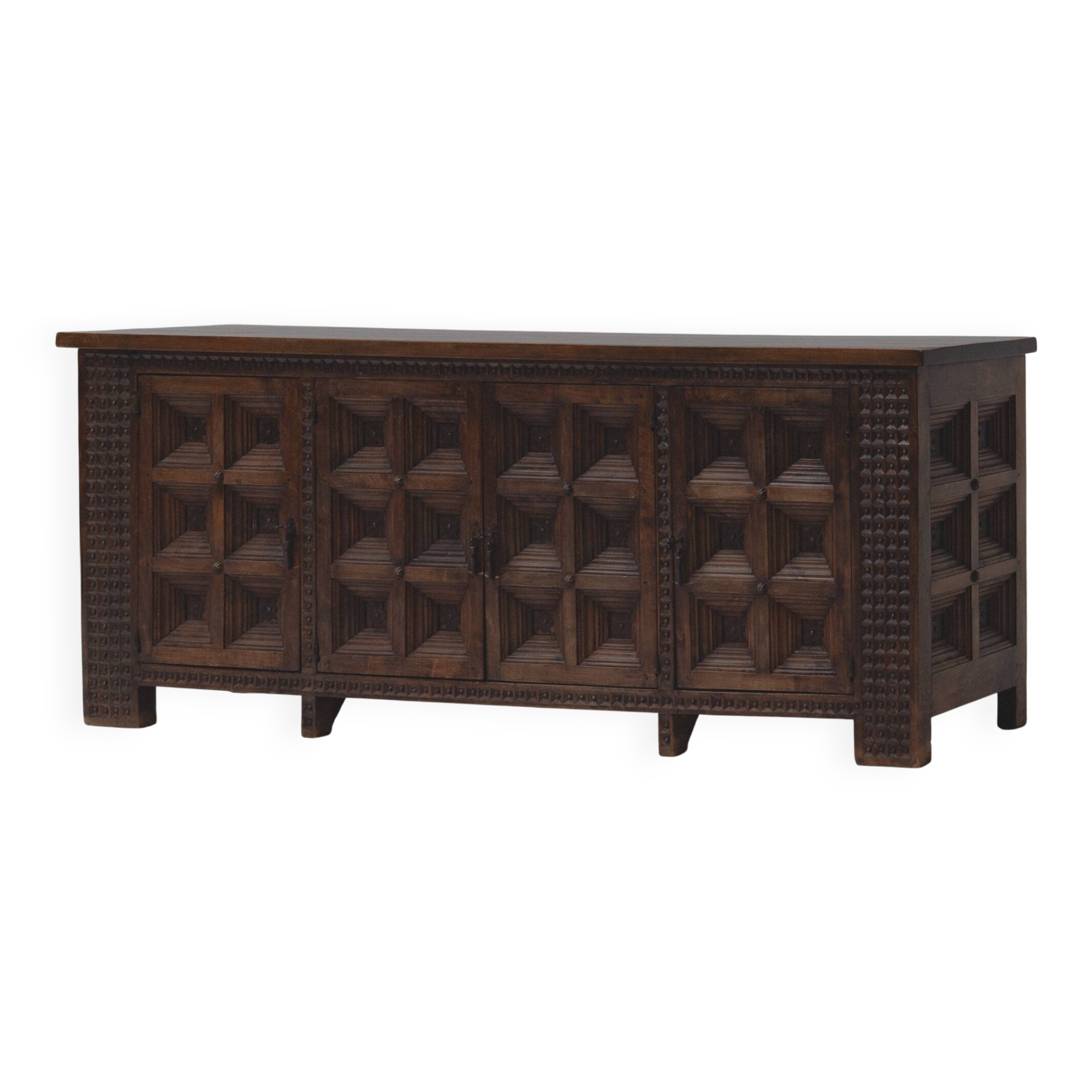 Buffet rustique brutaliste espagnol, années 1960