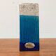 Mid-century Italian blue and white minimalist vase by Bitossi, 1960s.