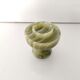 Candlestick in green onyx