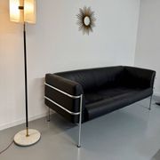 Vintage 1960s Arlus France brass four-light lamp post.