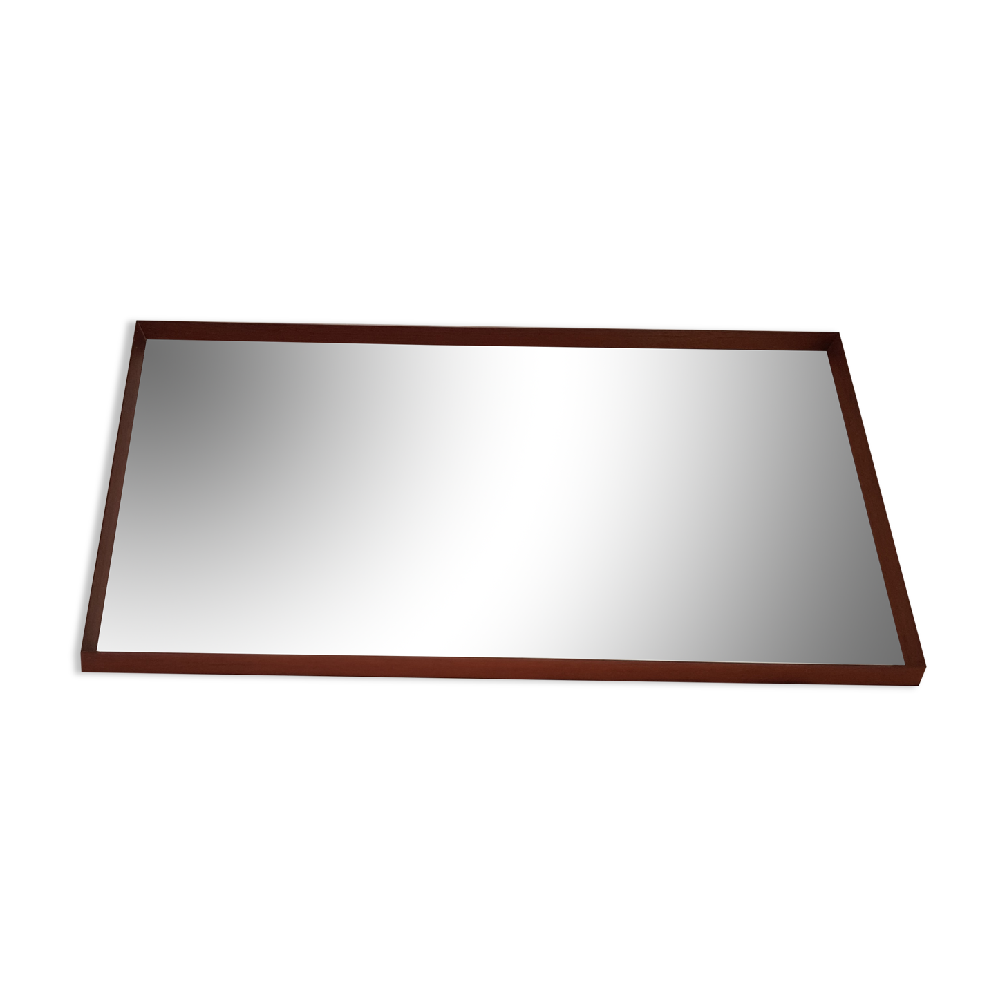 Teak mirror by Aksel Kjersgaard Denmark 1960