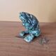 Joanna Hair (1955) Ceramic raku glazed toad or frog