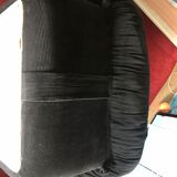 Vintage armchair airborne 70s and ottoman