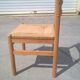 Set of 6 rope and pine chairs