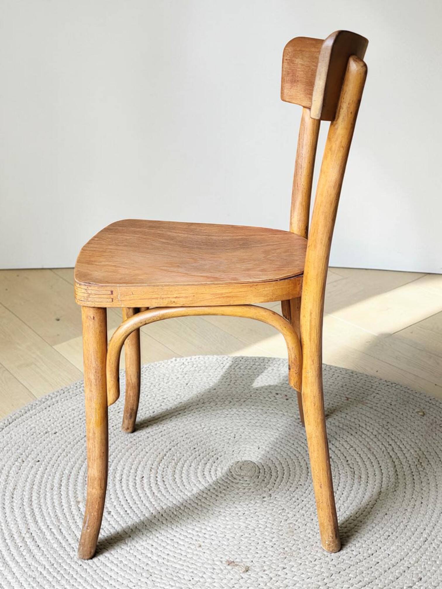 Bentwood bistro chair, Czechoslovakia