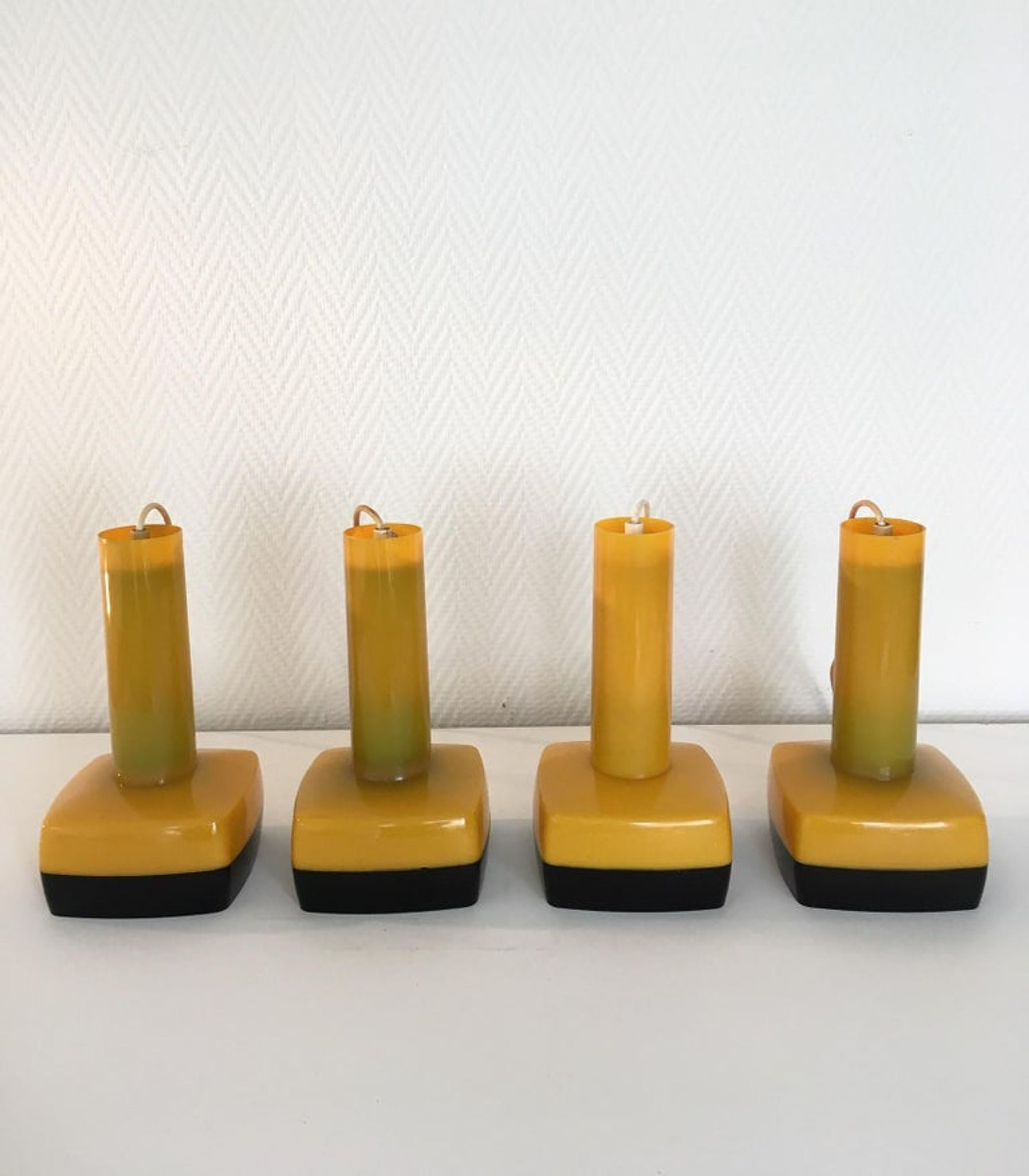 Vintage hanging lamp by Bent Karlby for A. Schroder, Kemi, 1970s