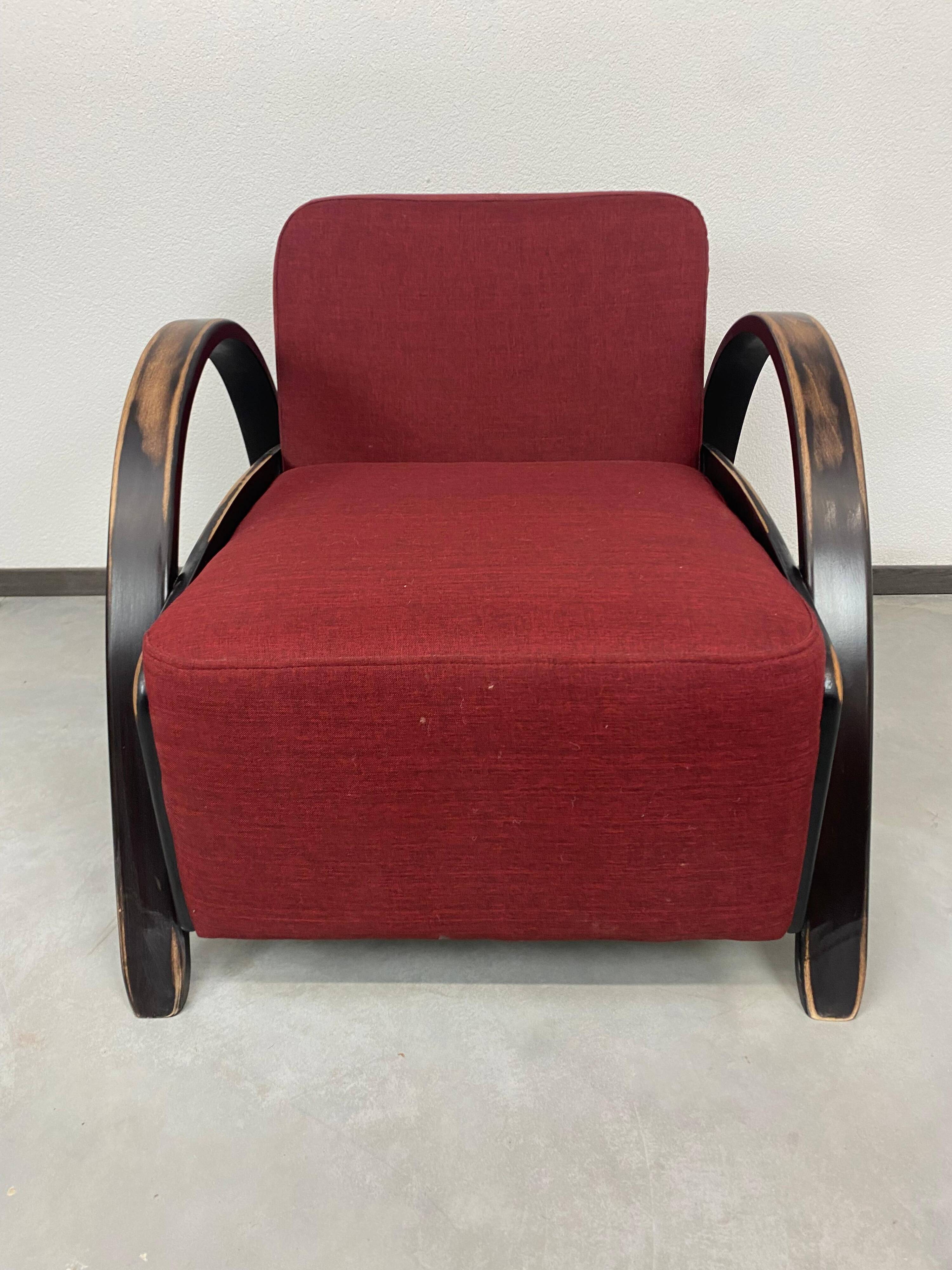 Art Deco style armchairs