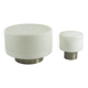 Set of Two 1930s German Art Deco Ceiling Lights, Wila Leuchten, Opal Glass